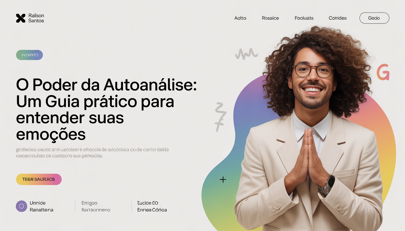 O Poder da Autoanálise: Um Guia Prático para Entender Suas Emoções