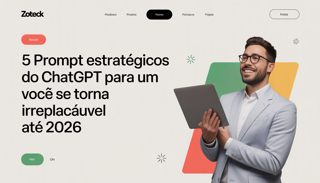 5 Prompt Estratégicos do ChatGPT para Você Se Torna Irreplacável Até 2026