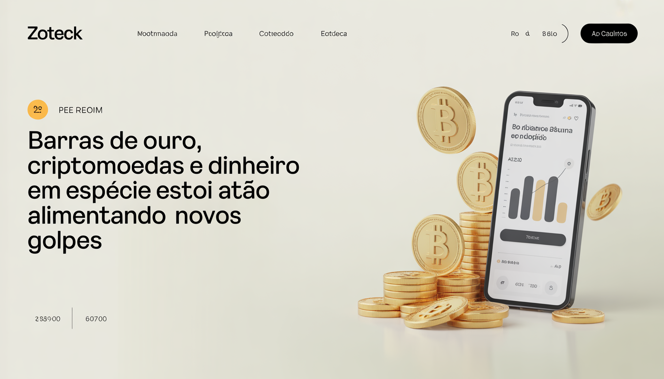 Barras de ouro, criptomoedas e dinheiro em espécie estão alimentando novos golpes – Zoteck