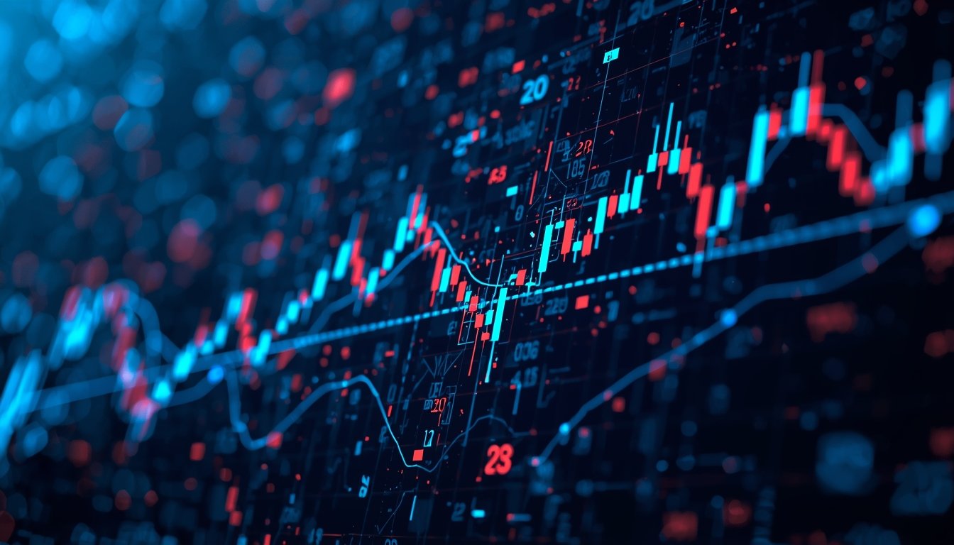 queria uma imagem no tamanho de 16 por 9 referente a esse texto "/ Mercado de ações hoje: Dow, Nasdaq e S&P 500 despencam com o setor de tecnologia em meio à enxurrada de balanços.