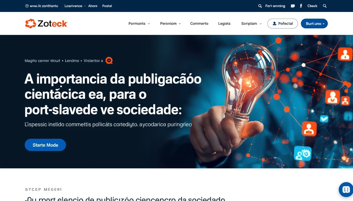 A Importância da Publicação Científica para o Avanço da Sociedade: Um Pilar do Conhecimento e do Progresso